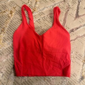lululemon athletica Red Tank Top
